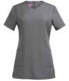 BK519 2402 Brook Taverner Ladies Lockhart Tunic Grey colour image